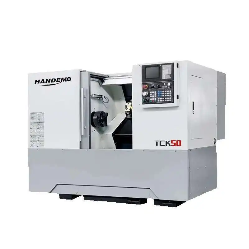 Tck50 小型傾斜ベッド旋盤ハイブリッド高精度 CNC ターニング センター