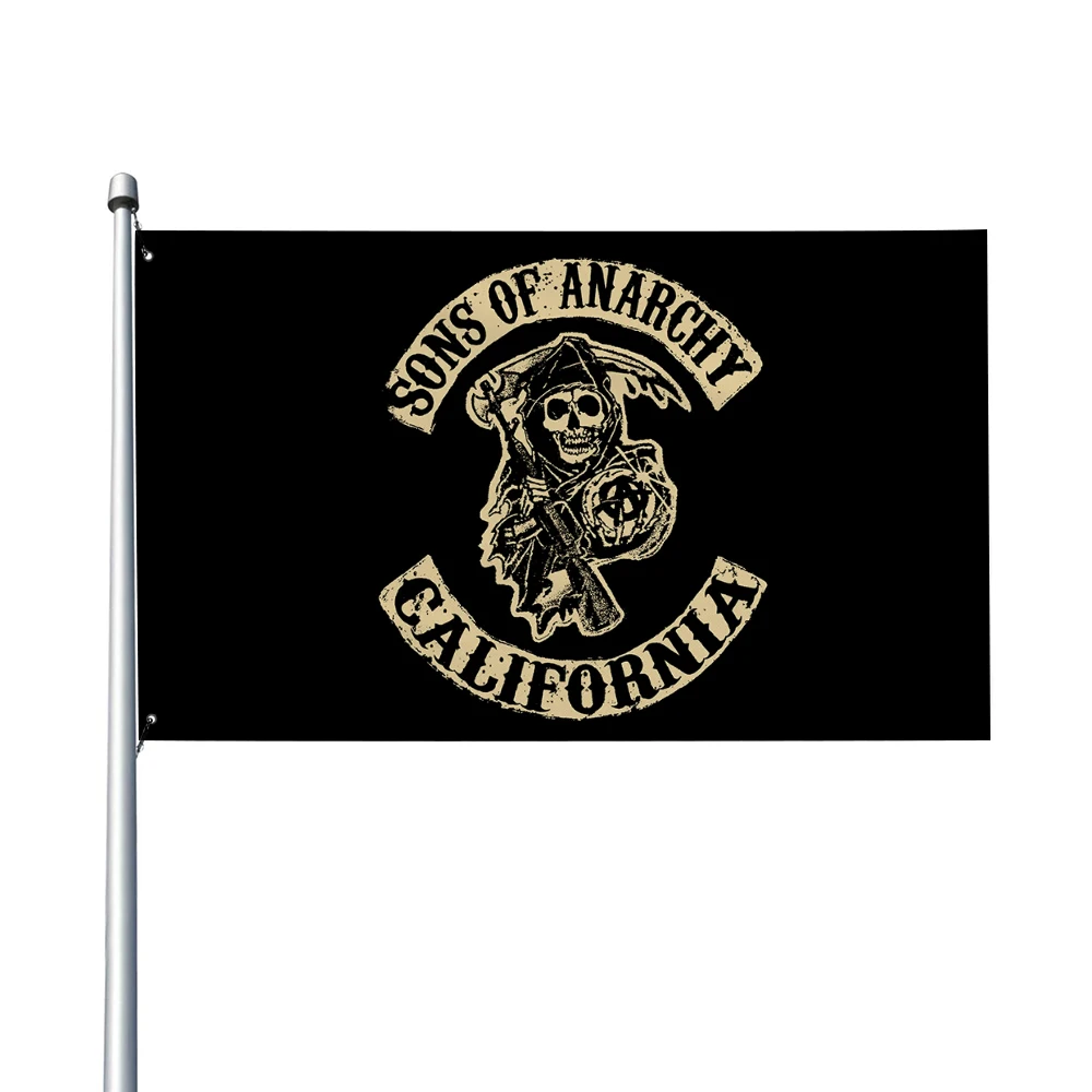 Sons of Anarchy Flag Room Decor Indoor Outdoor Decoration Banner