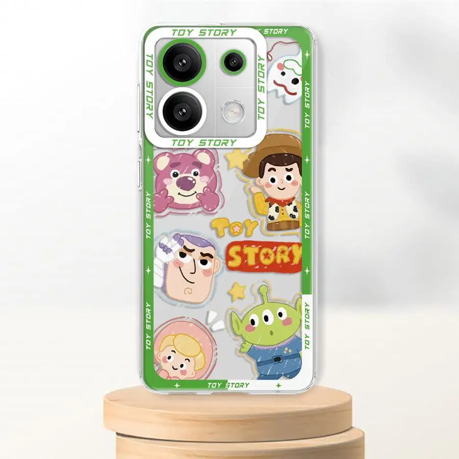 Disney Toy Story Poster Phone Case for Xiaomi Mi 11 Lite 11T Pro Poco X3 X4 Pro X5 Pro X3NFC M3 Pro X4 GT Clear Soft Shell