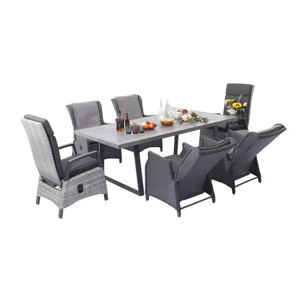 Dining Room Tables and Chairs Rattan Tableware Garden Garden Furniture Set Cover Outdoor Tableware