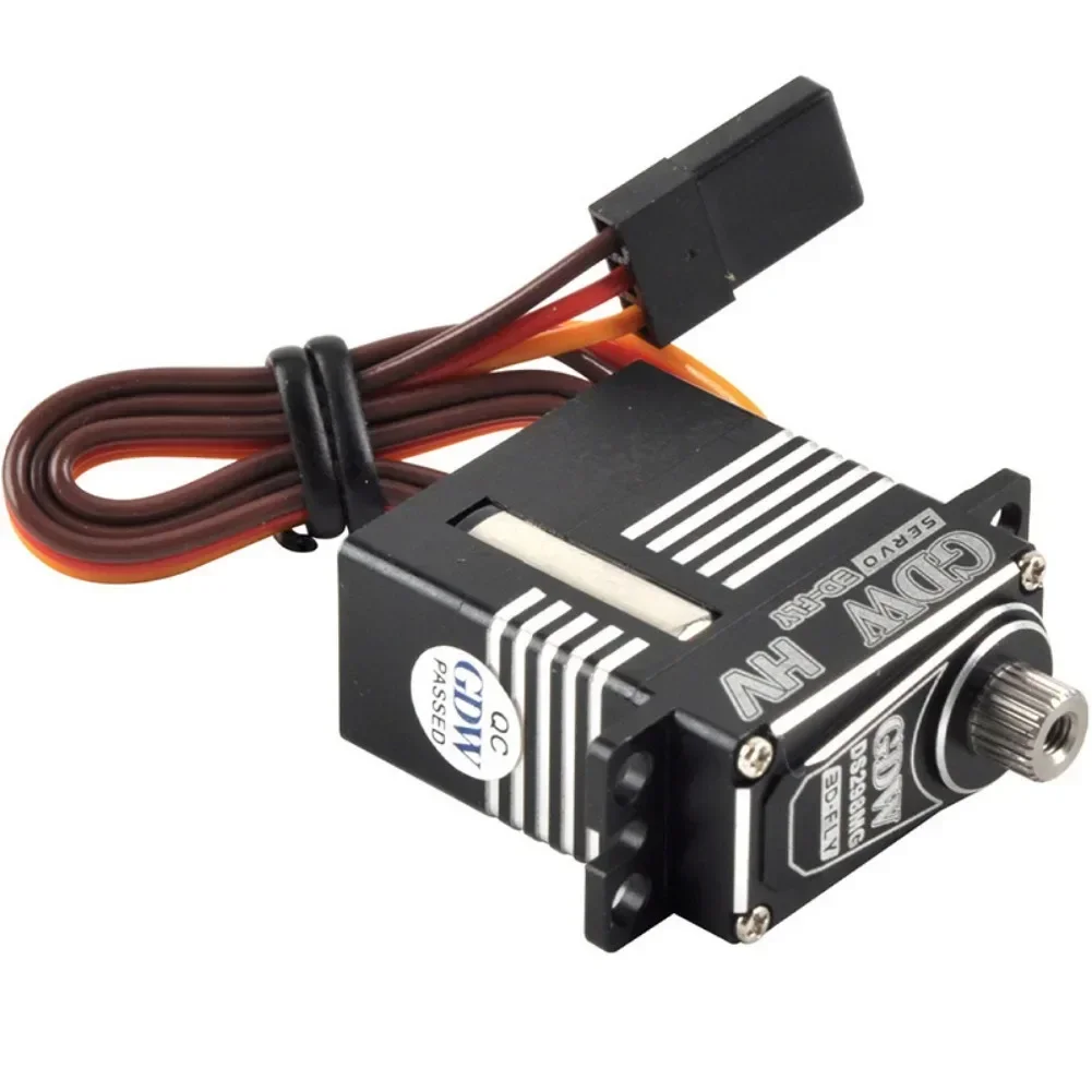 GDW DS298MG Metal Digital Servo Motor 9.1KG High-torque Steering Gear 30E Fixed Wing Model Aircraft for RC Airplane Car Robot