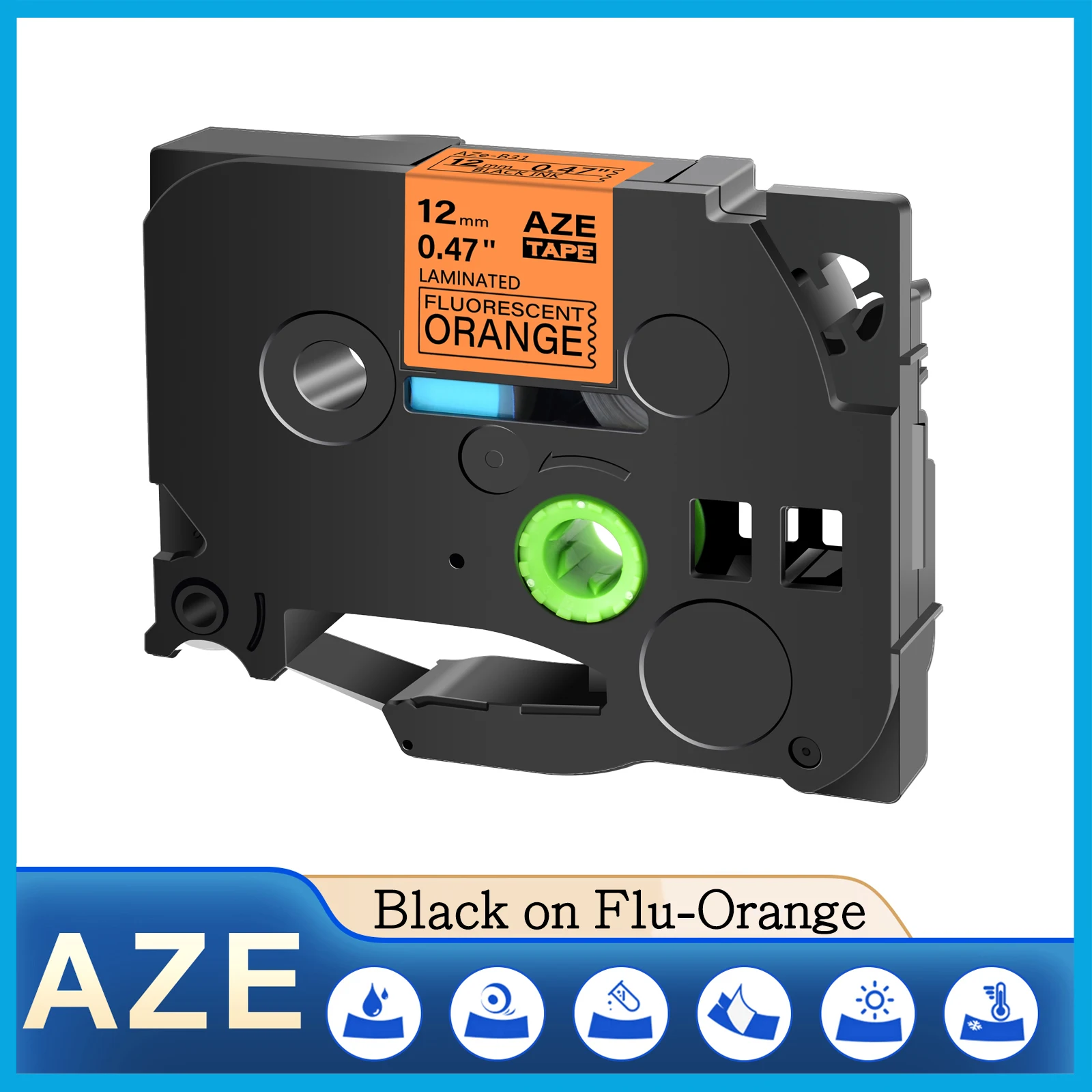 1 stks TZ Tape Compatibel voor Brother Label Cartridge 9mm/12mm/18mm 211 221 231 251 Labeling Lint voor P-Touch Serie Label Maker