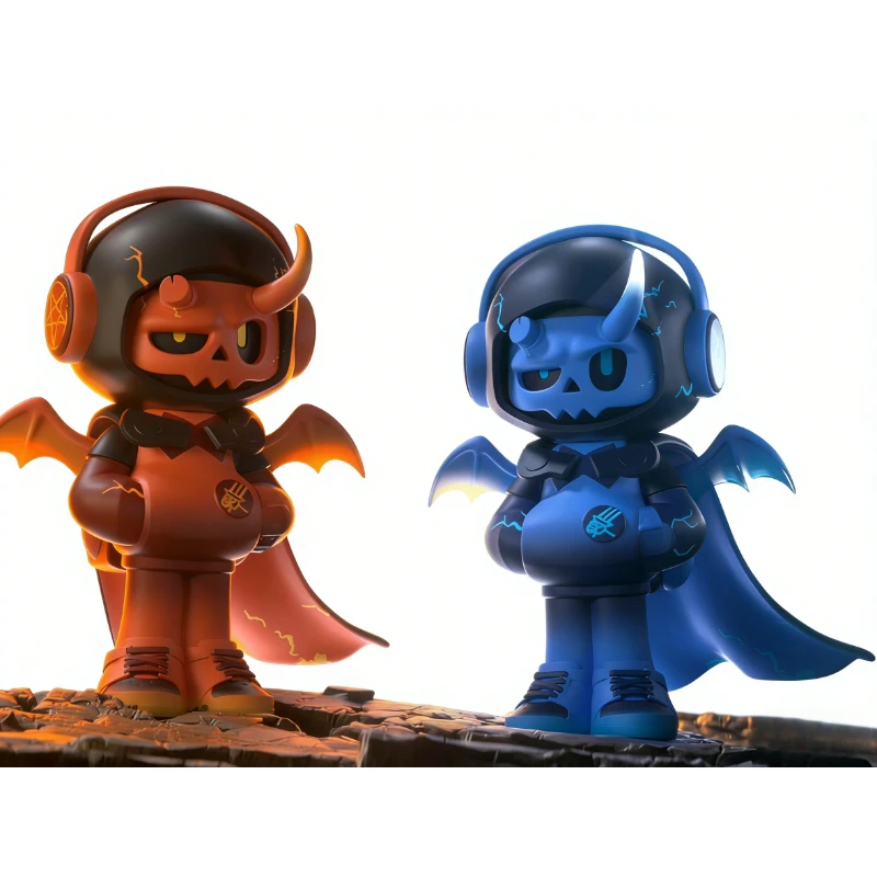 

Mr.Bone The Devil Returns Series Mini2 Anime Action Figure Desktop Collection Trendy Toy Hanging Card Decoration Surprise Model