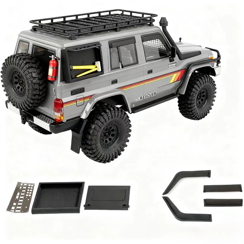

RC Car Rainshield Side Window Tool Box Extended Side Box School Bag Storage Box for 1/10 RC Crawler RGT EX86190 LC76 Accessories