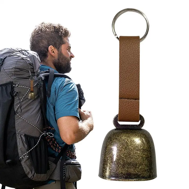 Bear Bells For Dogs Hiking Pet Collar Bell Tracker Noise Maker Keychain Bell With Lanyard Outdoor Gear Bear Horn For Hiking