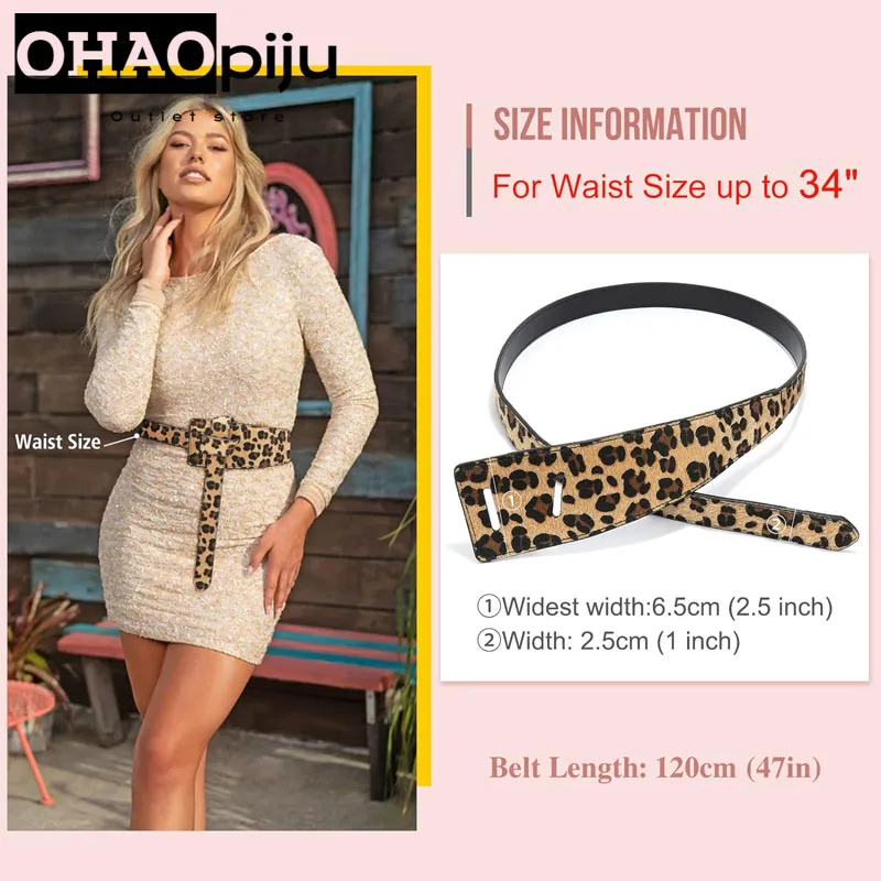 

2024New Hot Selling Women's Genuine Leather Thin Belt Versatile Casual Buckle Free Knot Belt with Sweater Dress Decorative Strap