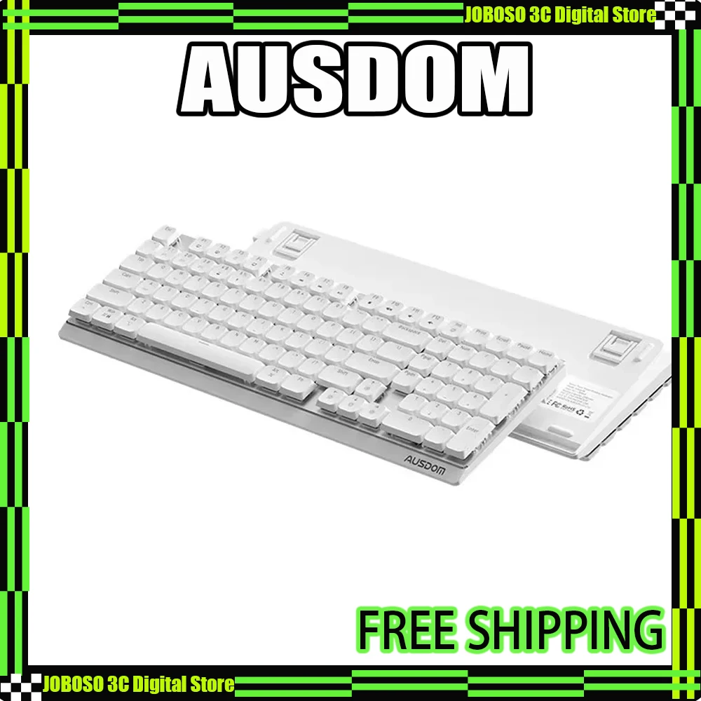 

AUSDOM Xiaoshun Mechanical Keyboard Airkey98 v2 Low-Profile Tri-mode Quiet Portable Office & Gaming Keyboard for Mac/Win