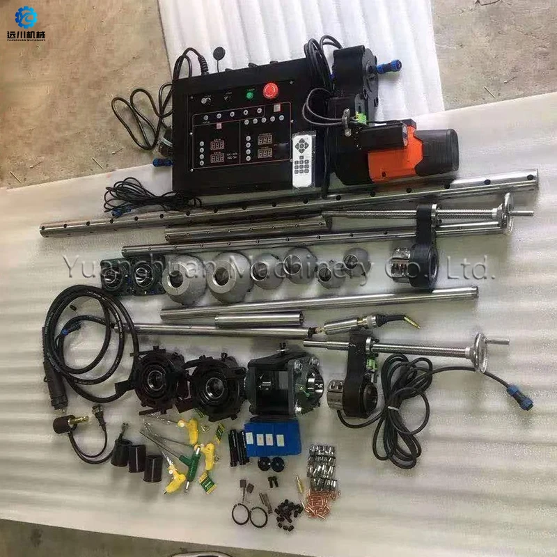 50 Portable Drilling and Welding Machine for Construction Machinery Portable Linear Boring Machine Single Welding Length 300mm