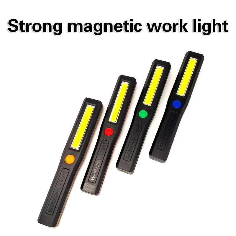 Work Light Maintenance Emergency Light With Strong Magnetic Car Repair Outdoor Multi-function Lighting Flashlight