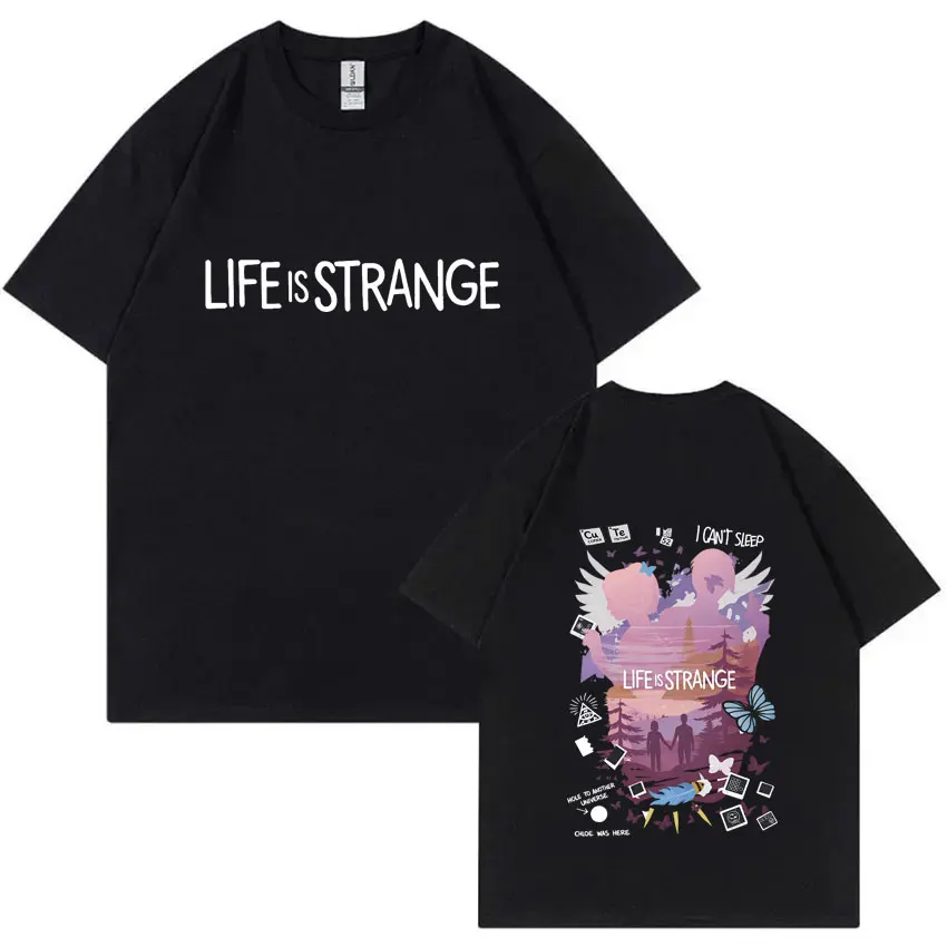 

Hot Sale Game Life Is Strange I Can't Sleep T-shirt Men Women Casual Vintage Oversized T Shirts Summer Male Fashion Streetwear