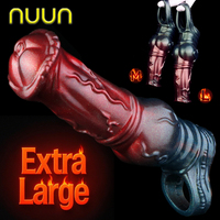 NUUN Big Knot Penis Sleeve Extra Large Horse Dildo Sheath Dog Octopus Cock Girth Extender&Enlarger Sexy Adult Toys for Male Dick
