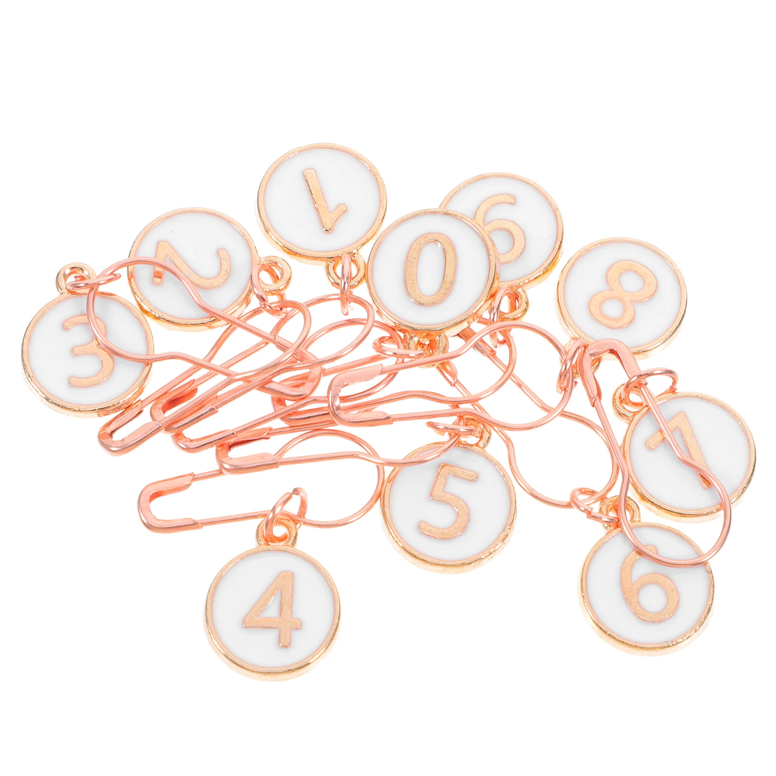 

10 Pcs Wool Knitting Tools Colored Crochet Marker Accessories Row Counter Household Alloy Diy Markers crocheting supplies