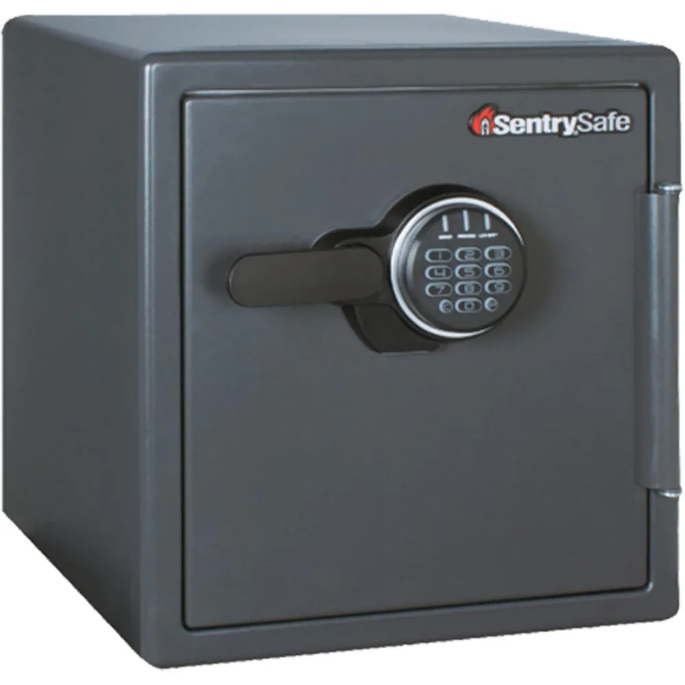 Digital Keypad Fireproof Home Safe for Money, Documents, and Valuables, 1.23 Cubic Feet