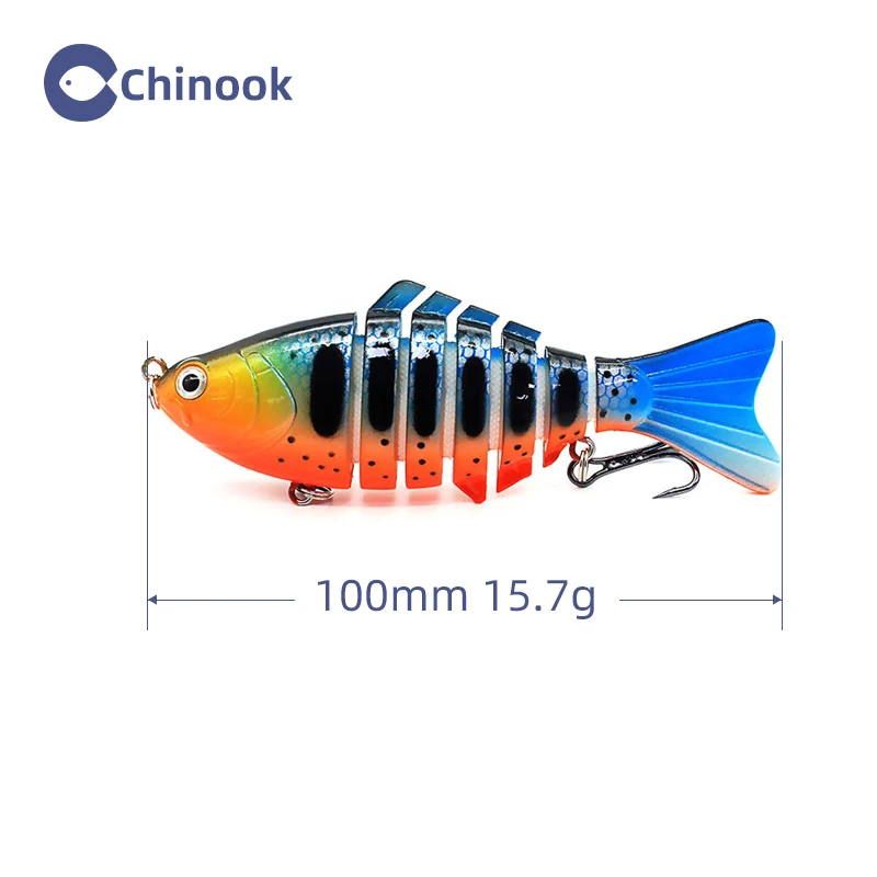 1pcs Jointed Multi Sections Fishing Lure 10cm 15.7g Wobbler Crankbait Artificial Hard Bait Swimbait Trolling Carp Fishing Tackle