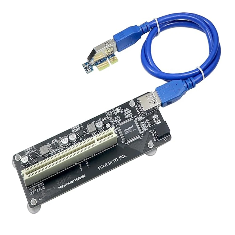 

Адаптер PCIe — PCI | Конвертер с одним/двумя слотами и кабелем USB 3.0 | Расширение устройства Legacy для аудиоинтерфейсов и карт захвата