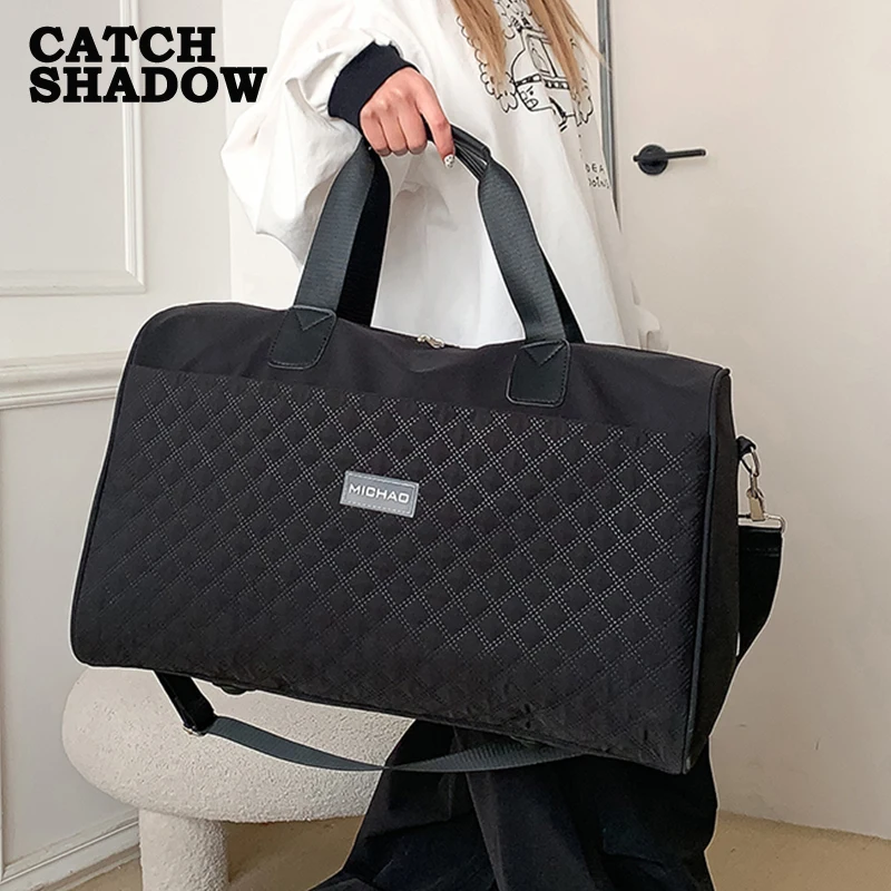 Borsa da viaggio portatile alla moda da donna borsa da Fitness di grande capacità per uomo borsa da viaggio robusta Oxford borsa da viaggio per escursioni