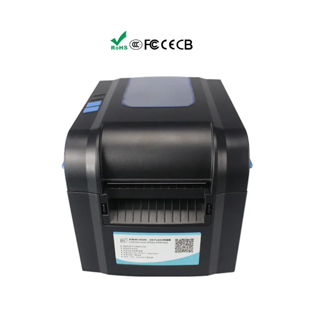 Xinye XP370B thermal barcode label printer automatically peels off paper self-adhesive printer clothing tag