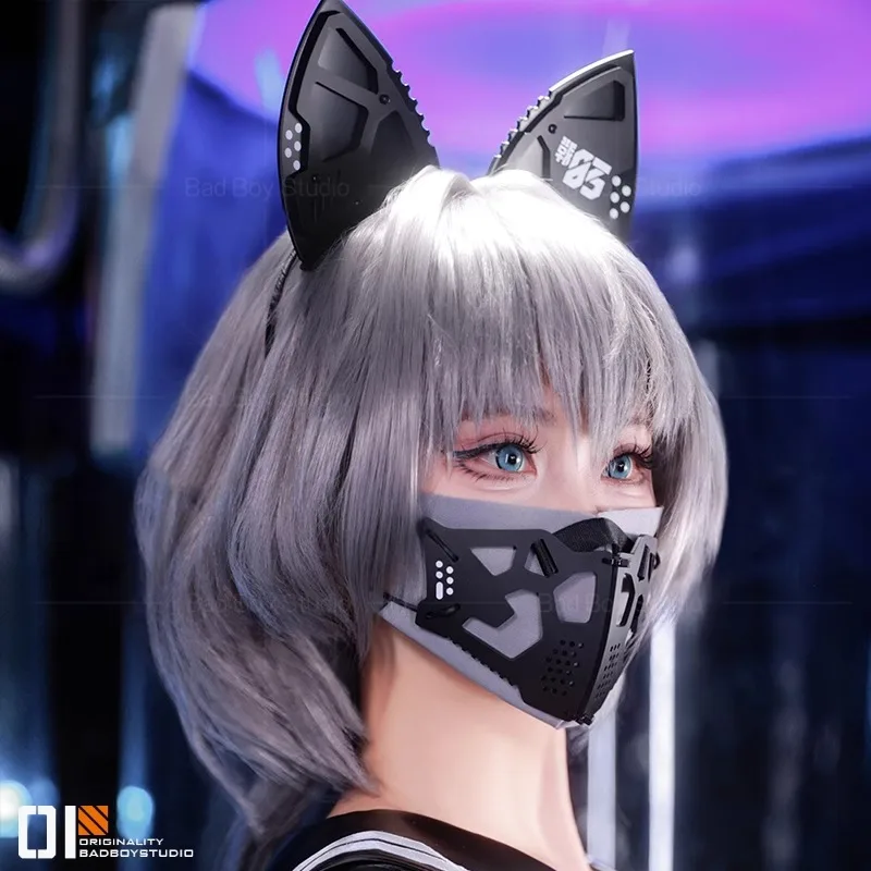 サイバーパンクマスク,音楽祭のコスプレマスク,素晴らしい機械式SF