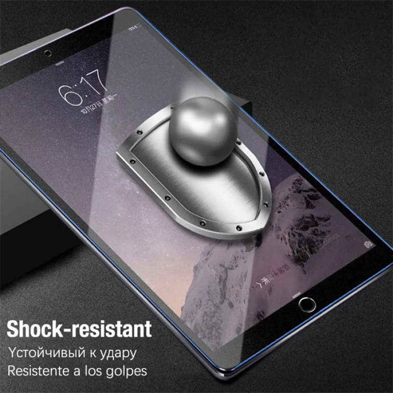 2 واقي شاشة زجاجي لجهاز IPad Air5 Air4 2022 IPad Pro11 2018 2021 11 في 10.9 تغطية كاملة شفافة 9D A2316 A2588A2759 A2377