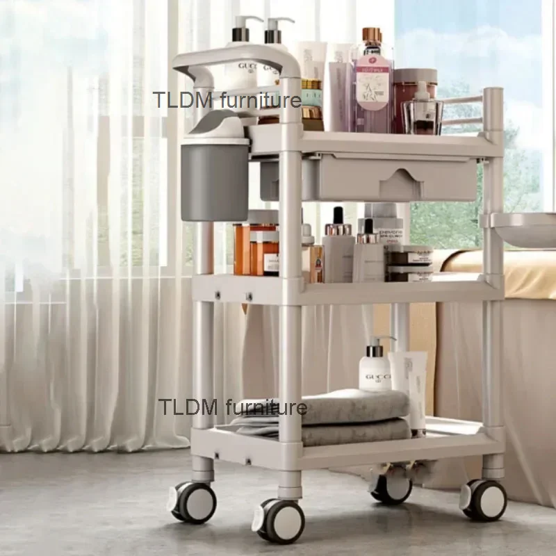 Beauty Cart for Beauty Salon Special Tool Trolley Cart Dental Clinic small Trolley Storage With Drawers Movable salon Furniture