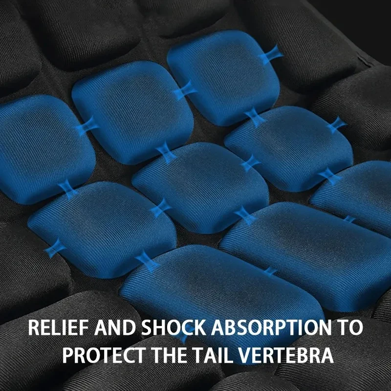 Motorcycle 3D Seat Cushion Black Foam Soft Comfortable Breathable EVA Seat Covers Mats Motorcycles Electric Bike Accessories image 5