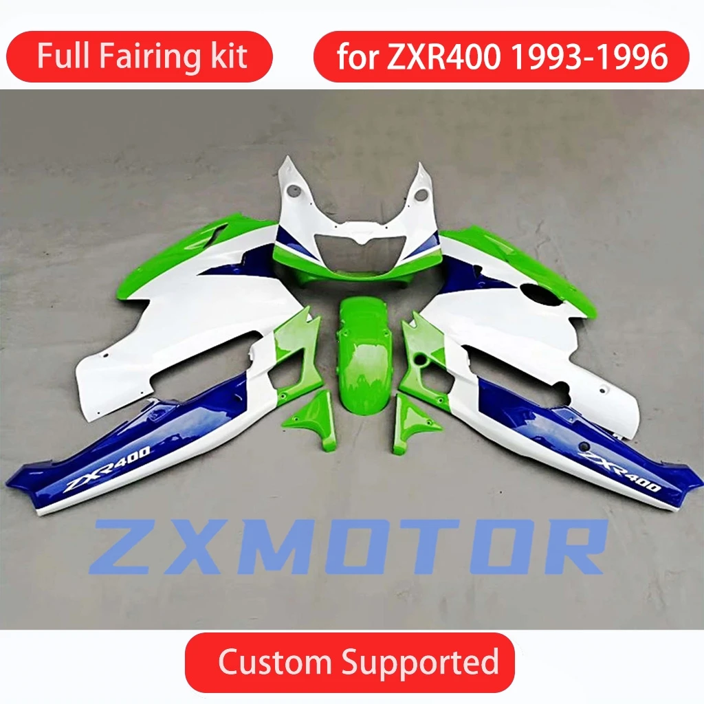 Moto Cross Verkleidungsset ZXR400 1993 1994 1995 1996 ABS-Kunststoff Motorradverkleidungen für KAWASAKI ZXR 400 93 94 95 96
