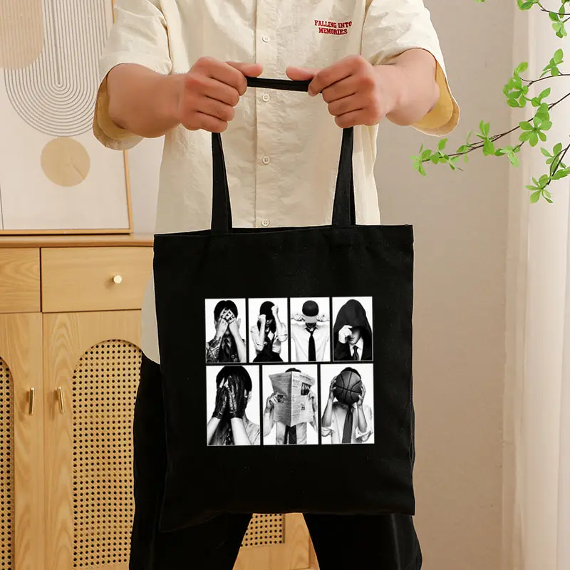 Modische Tragetasche, große Kapazität, multifunktionale Einkaufstasche aus Segeltuch, Arirang 2.0 World Tour 2026, Kpop-Fan-Geschenk – Detail 2