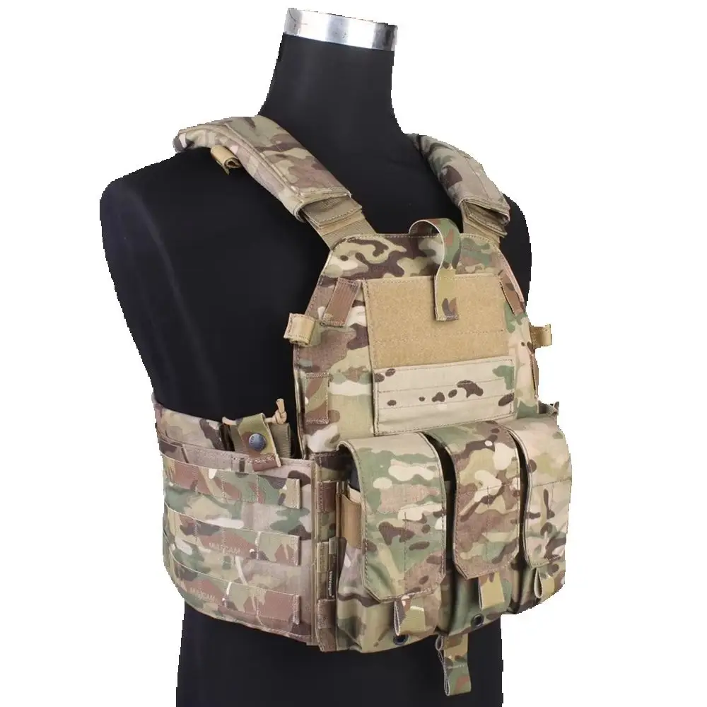 Emersongear For 094K] 파우치형 전술 조끼 바디 아머 플레이트 캐리어(매그백 포함) 사냥용 에어소프트 전투 보호용 11.11 세일