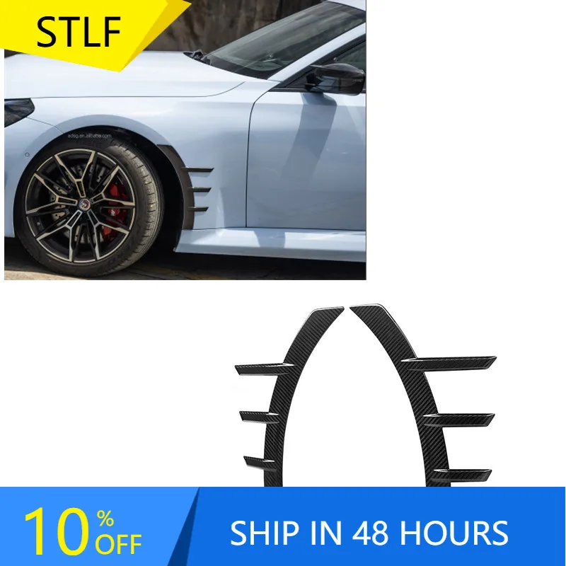 

STLFM Performance Style 100% Dry Carbon Fiber Front Fender Vent for BMWs G87 M2 Coupe 2023+ Front Arch Trim
