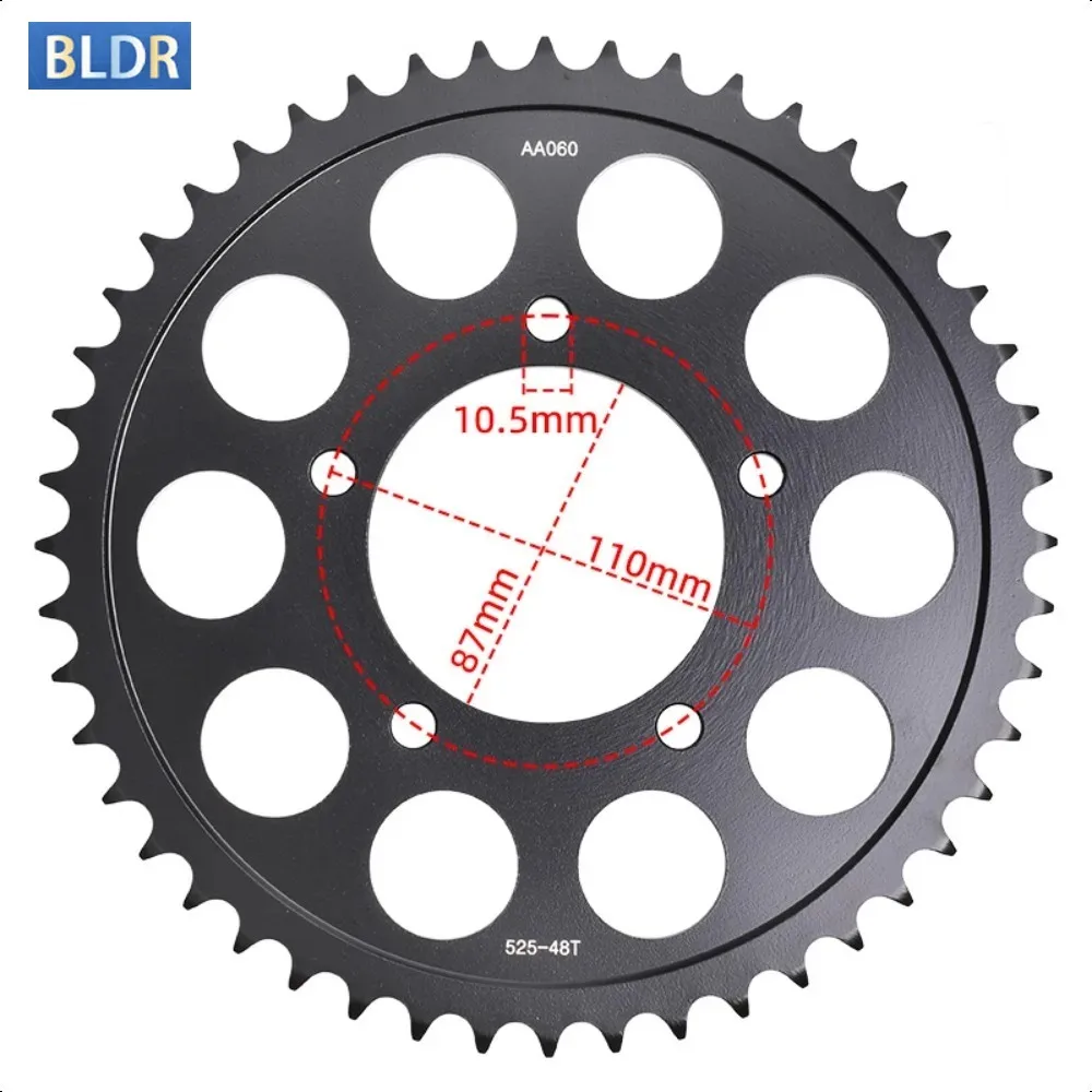 525-45T 48T Motorcycle Front Rear Sprocket Kit for Suzuki GSX400 Impulse GK79A GSX-R400 GK73A GSF650 Bandit GSX650 SV650