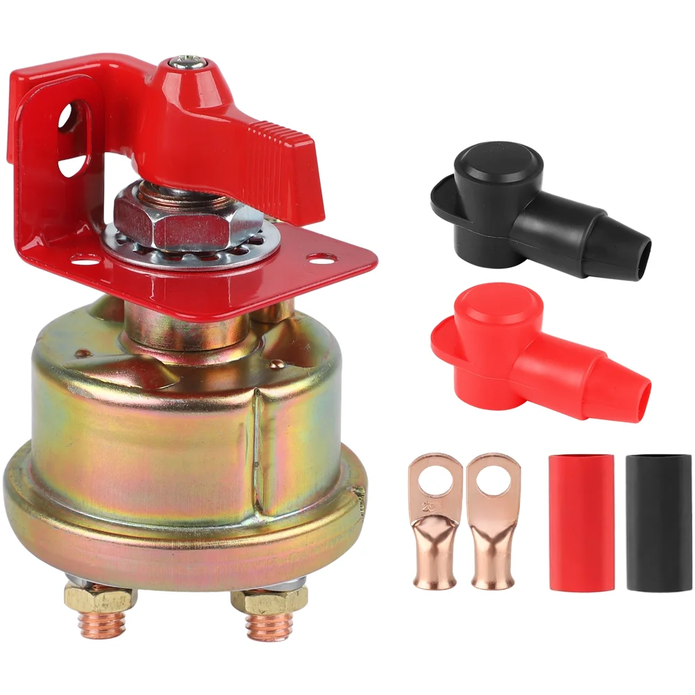 

24V DC Battery Master Disconnect Switch 300A Rated 1000A Peak for RV Boat Truck Trailer and ATV Electrical Systems