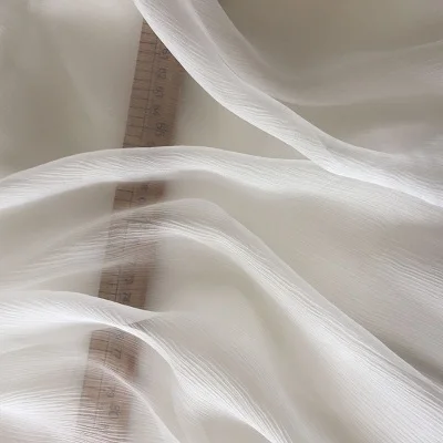 

10yards silk crinkle georgette 5m/m 100% pure silk for dress scarf creapon