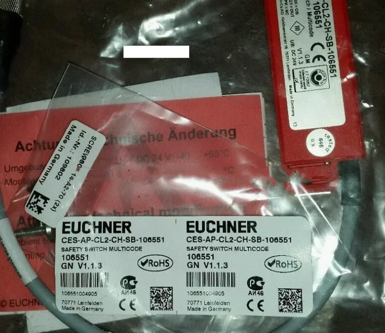 

EUCHNER CES-AP-CL2-CH-SB-106551 New security switch