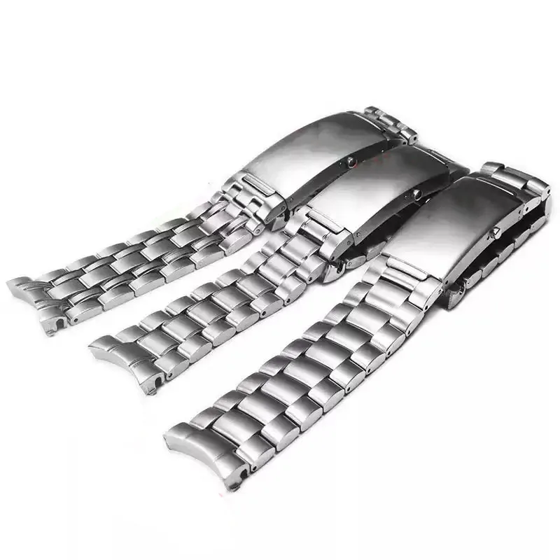 

18mm20mm22mm Quality 316L Silver Stainless steel Watch Bands Strap accessories For omega seamaster speedmaster planet ocean Belt