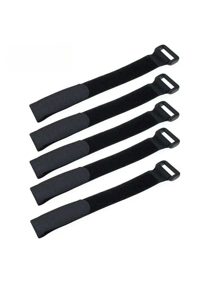 Attache de câble en Nylon réutilisable, sangle Velcro, sangle de fixation réglable pour organiser les câbles de fixation 2cm x 20cm 30cm, 5/10 pièces