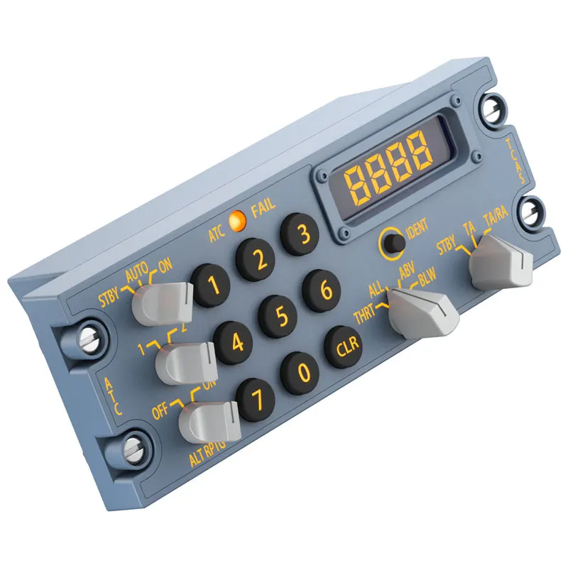 

Панель управления центральной кабиной WINWING Simulation Flight Central Cockpit Control Panel 32 TCAS/ATC для XPlane / MSFS2020 / MSFS2024