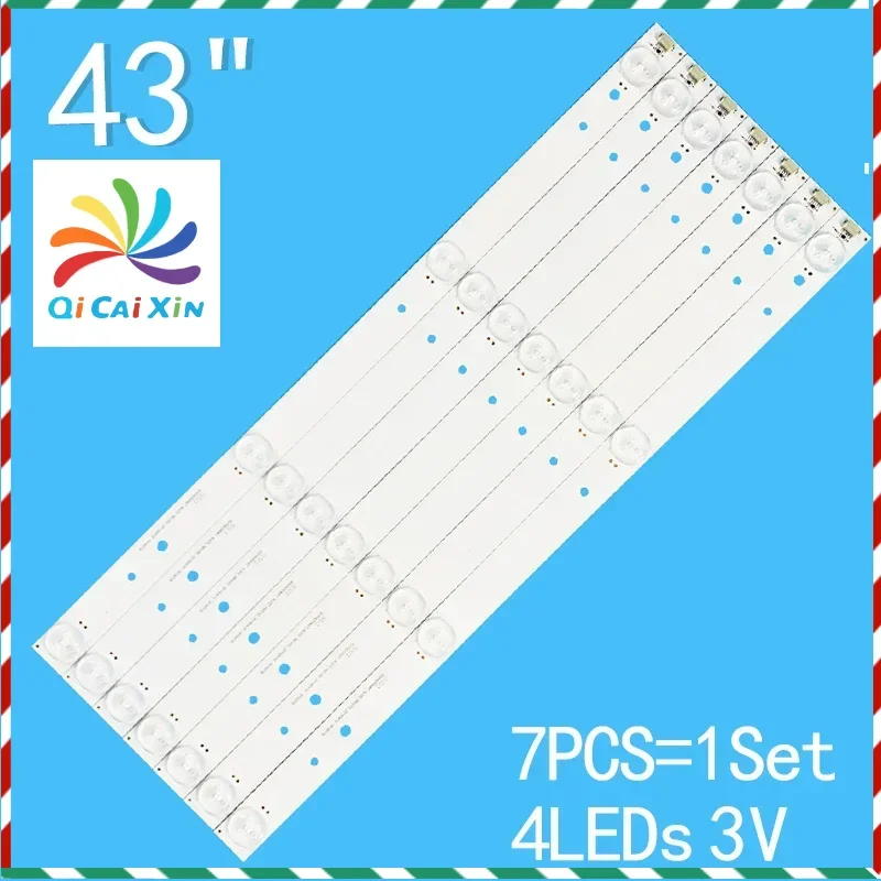 tira do luminoso do lcd apropriada para hisense 43 led43k2000 led43k20dj led43k2g led43k5100u led43k300u led43h150y led43e291n 01