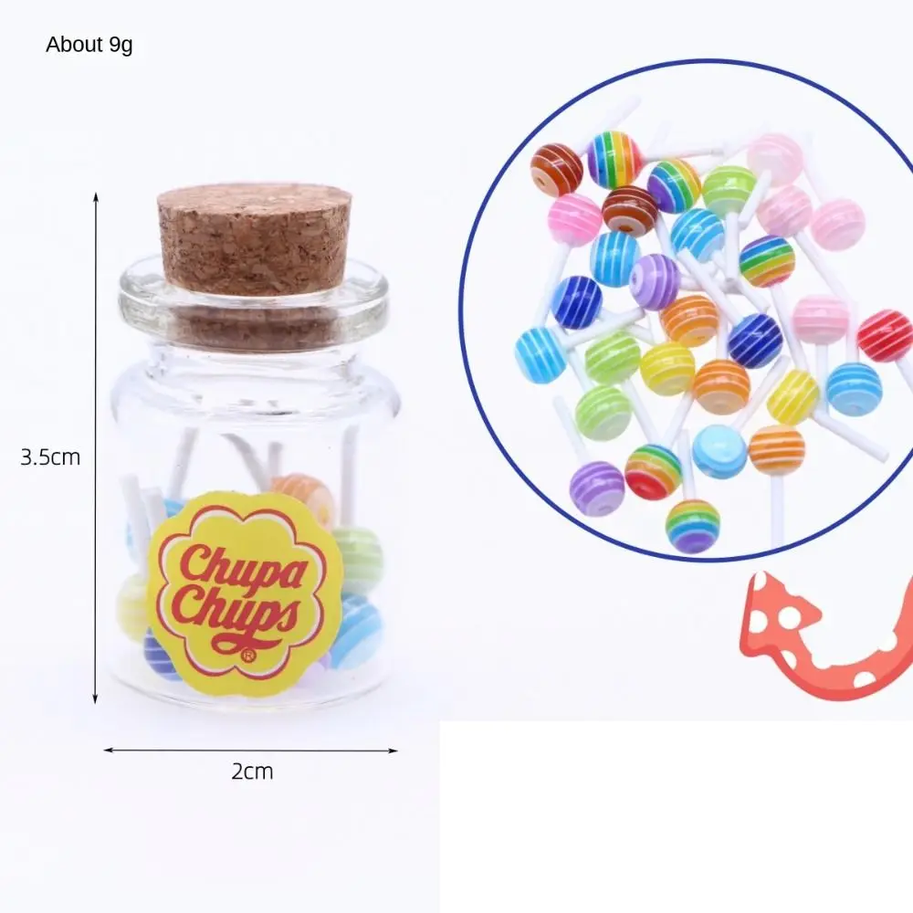 

1/12 Dollhouse Mini Dessert Model Lollipops Tea Cups Teapot Dollhouse Miniature Food Simulation Portuguese Egg Tart