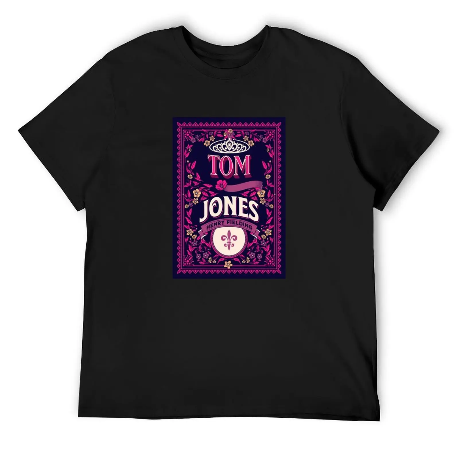 Tom Jones - Henry Fielding Book Cover Art T-Shirt designer shirts plus sizes mens graphic t-shirts hip hop