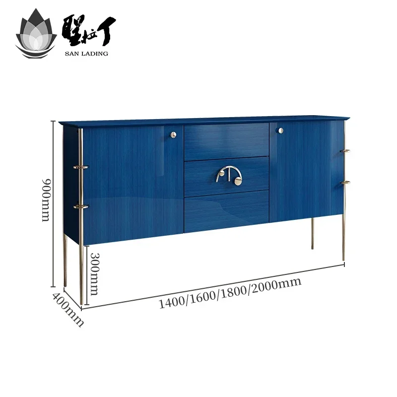 

American Style Sideboard Cabinet Solid Wood Dining Room Locker Living Room Side Cabinet