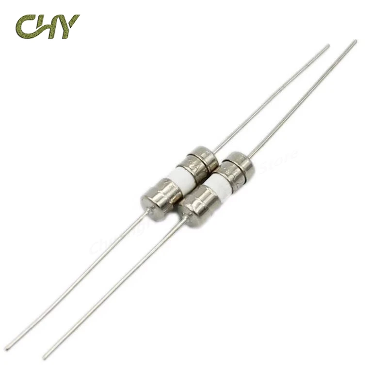 10-200Pcs 3.6*10mm Ceramic Fuse With Pins Fast/Slow Blow Time Delay 250V F/T0.5A 1A 2A 3.15A 4A 5A 6.3A 7A 8A 10A 12/15A 20A 25A