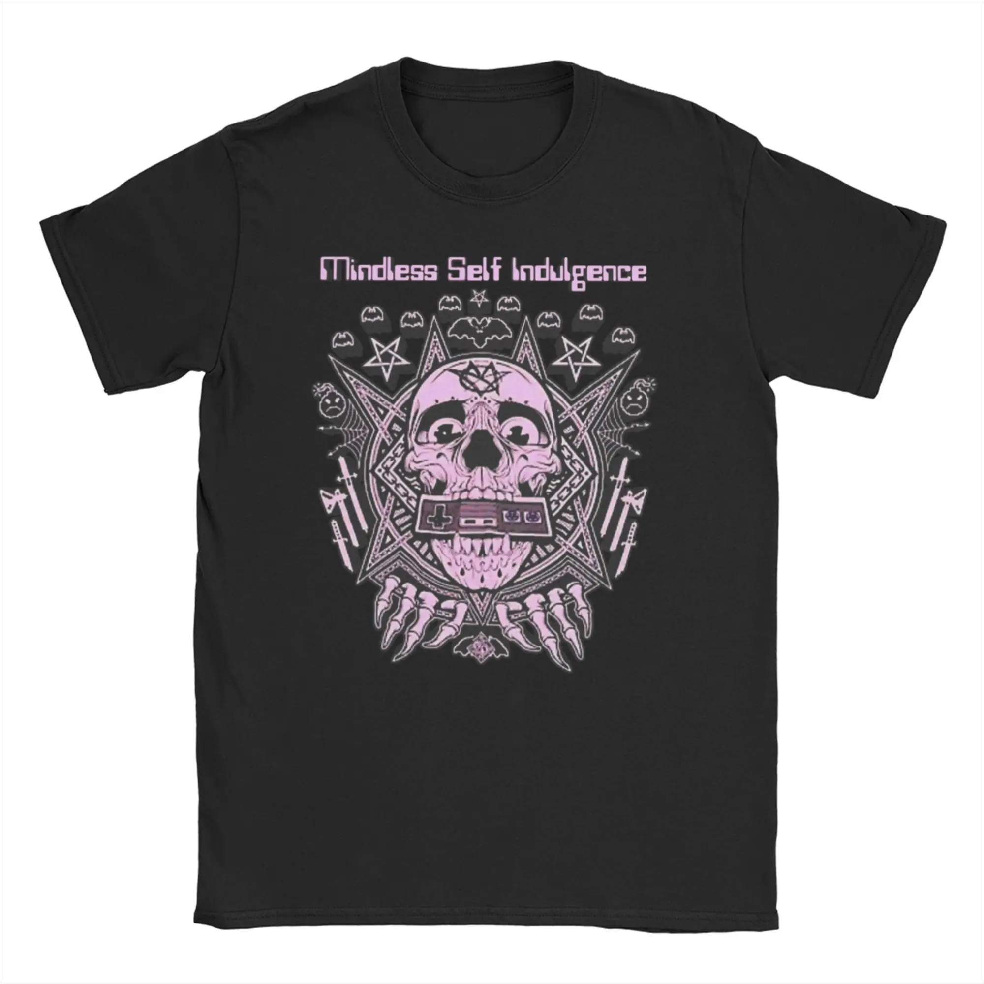 Mindless Self Indulgence T-Shirts Men  Creative 100% Cotton Tee Shirt Crewneck Short Sleeve T Shirts Unique Tops