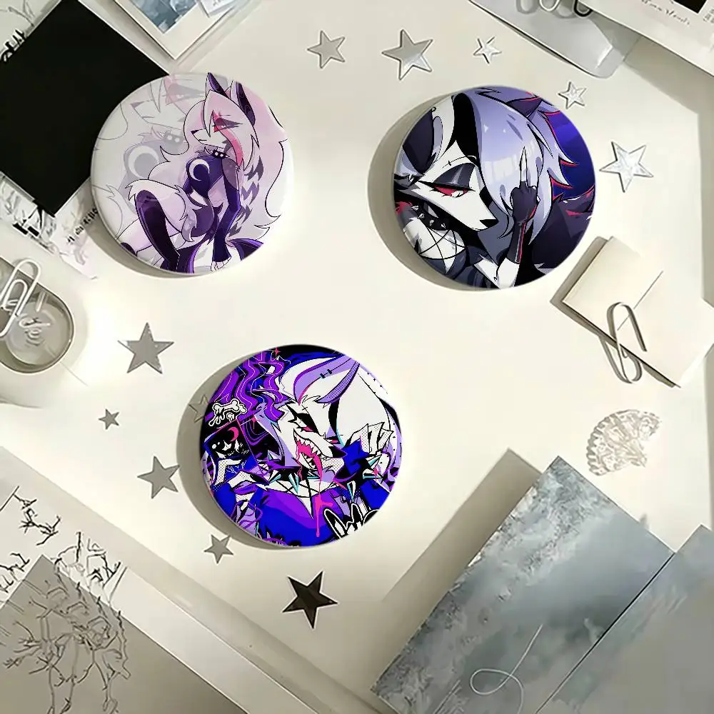 

loona H-Helluva B-Boss Brooches Cartoon Badge Pins Backpack Hat Accessories Friend Gift