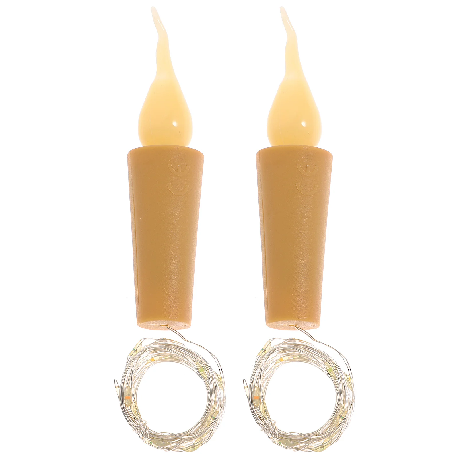 2 قطعة 1 متر مثبت زجاجي Led سلسلة أضواء لحفل زفاف ديكور حديقة المنزل مصابيح تعليق للزينة فناء داخلي في الهواء الطلق #2