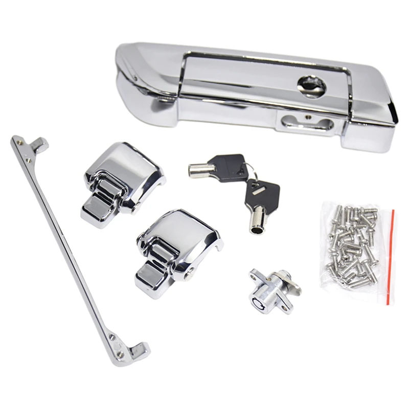 Deck Lid Latch Hardware Kit For  Touring Street Glide Road King Road Glide 2014-2022 Replacement Parts