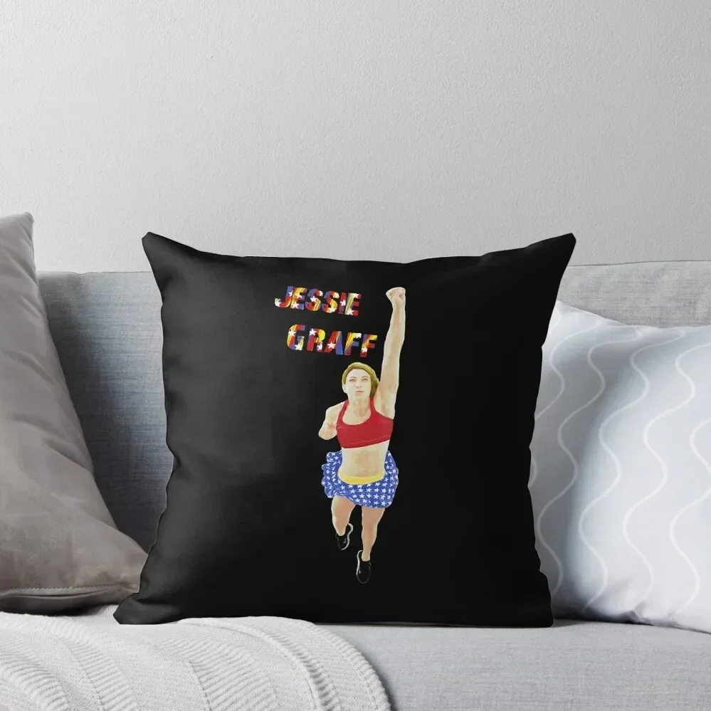 

Jessie Graff American Ninja Warrior Throw Pillow Cushions luxury sofa pillows Couch Pillows Room decorating items pillow