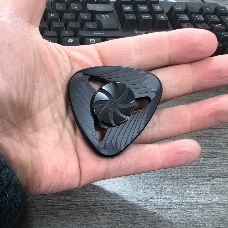 Fidget Spinner de Metal, giro Extra largo, TDAH, ansiedad, juguetes para aliviar el estrés, EDC, artilugios geniales, regalos para adolescentes, niños y adultos