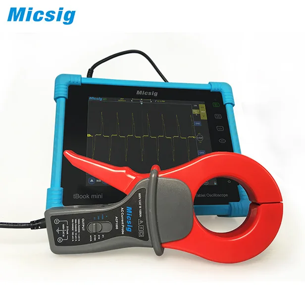 

Micsig Oscilloscope probe AC Current Probe ACP1000 100KHz AC 1000A Current Measuring Instrument