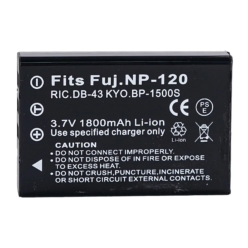 FNP-120 Replacement Battery 1800mAh for Fujifilm FinePix 603 M603 M603 Zoom F10 Rechargeable Li-ion Digital Camera Battery