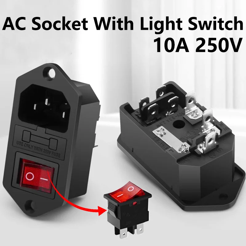 

5/20/100 шт., электрическая розетка переменного тока